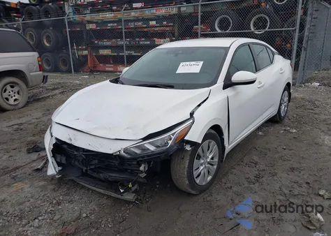 2022 Nissan Sentra S Xtronic Cvt from USA, damaged, VIN 3N1AB8BV1NY211570
